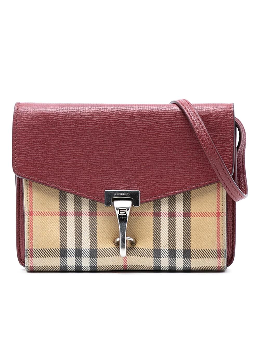 Burberry Small Leather And House Check #347497B34B